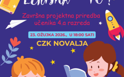  Završna projektna priredba učenika 4. a razreda – „Lektira – o ne!, Lektira – to!“