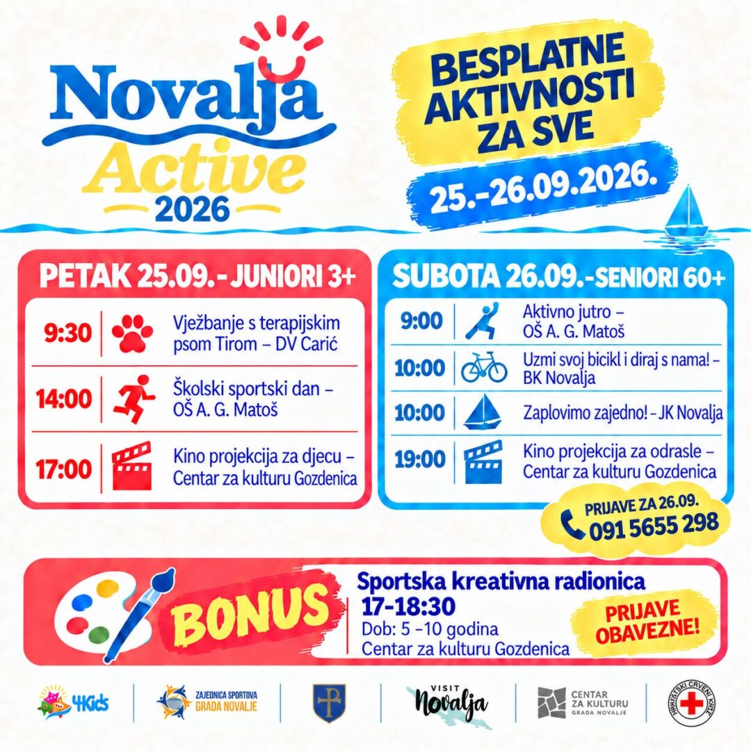 Vizual Novalja Active 2026